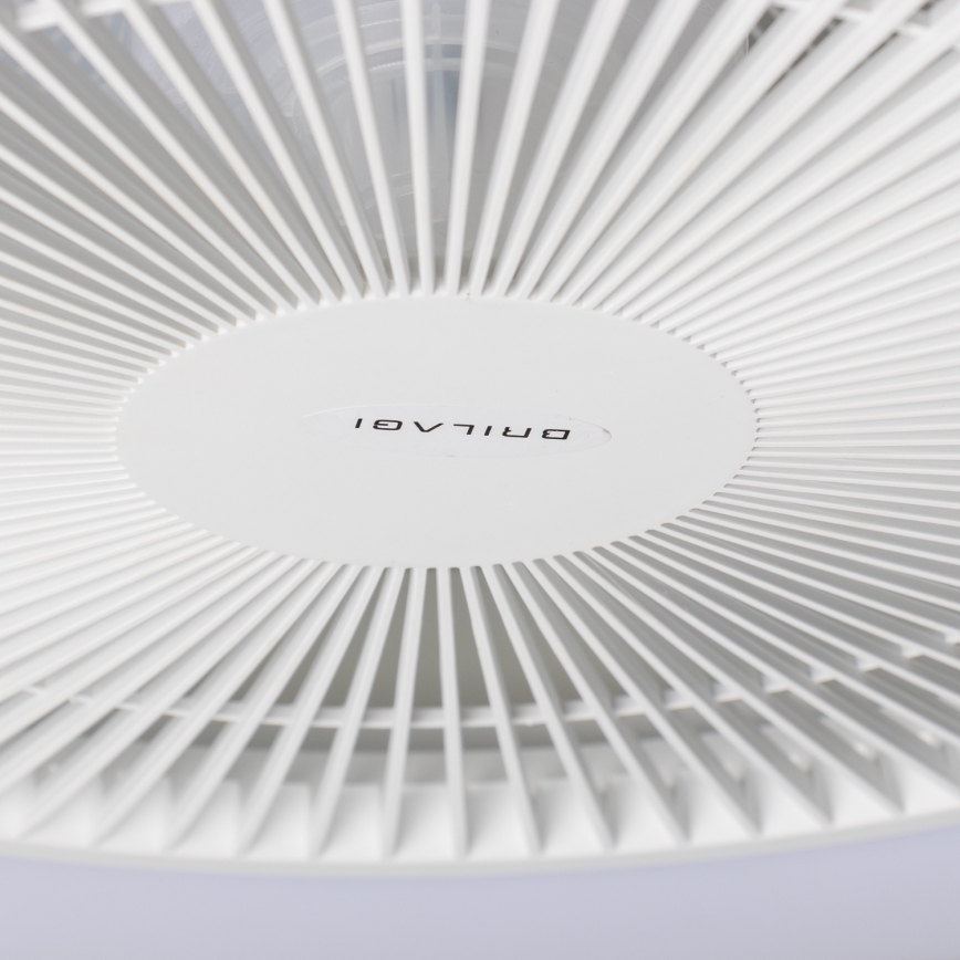 Brilagi - LED Dimbar lampa med fläkt AURA LED/38W/230V 3000-6000K white + fjärrkontroll