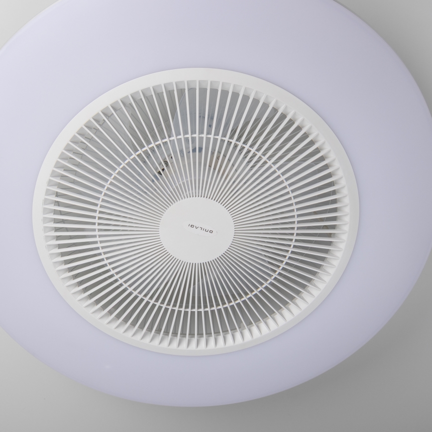 Brilagi - LED Dimbar lampa med fläkt AURA LED/38W/230V 3000-6000K white + fjärrkontroll