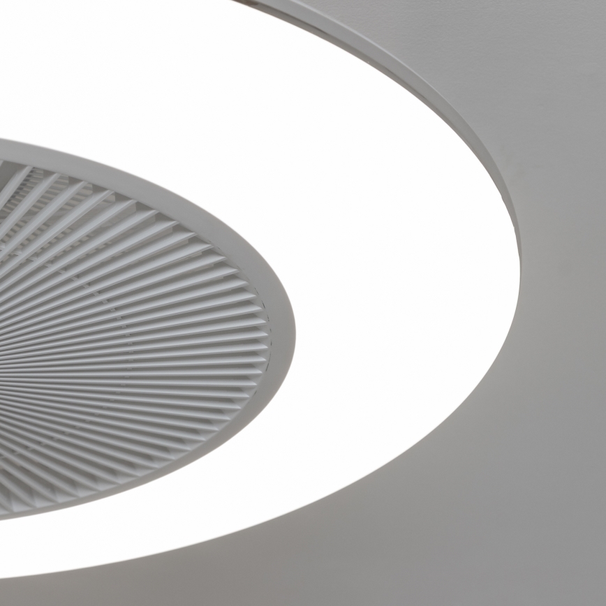Brilagi - LED Dimbar lampa med fläkt AURA LED/38W/230V 3000-6000K white + fjärrkontroll
