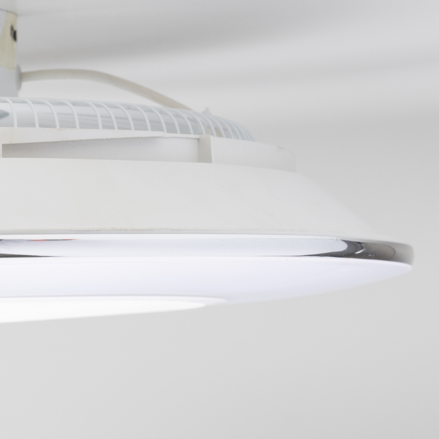 Brilagi - LED Dimbar lampa med fläkt AURA LED/38W/230V 3000-6000K white + fjärrkontroll