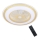 Brilagi - LED Dimbar lampa med fläkt RONDA LED/48W/230V 3000-6000K guld + fjärrkontroll