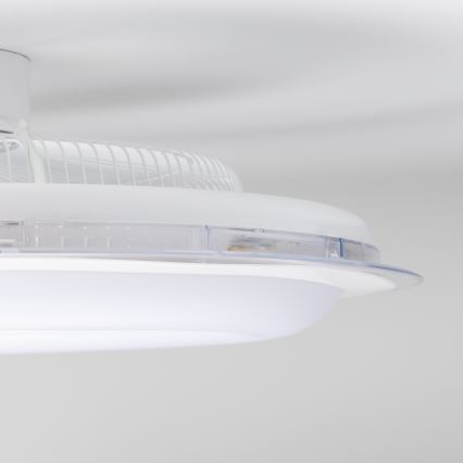 Brilagi - LED Dimbar lampa med fläkt RONDA LED/48W/230V 3000-6000K vit+ fjärrkontroll