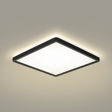 Brilagi - LED Dimbar lampa med motion och dusk sensor ULTRA SLIM LED/18W/230V 30x30 cm + fjärrkontroll