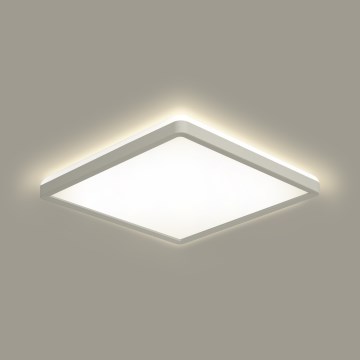 Brilagi - LED Dimbar lampa med motion och dusk sensor ULTRA SLIM LED/18W/230V 30x30 cm + fjärrkontroll