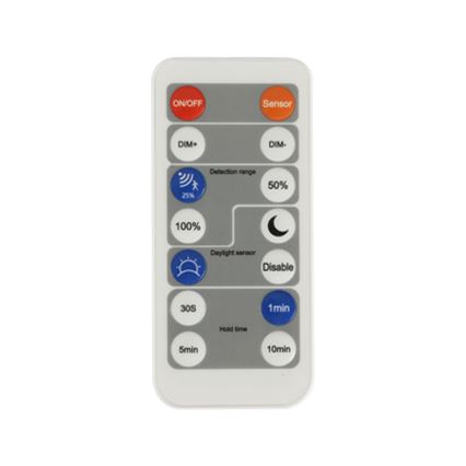 Brilagi - LED Dimbar lampa med motion och dusk sensor ULTRA SLIM LED/24W/230V diameter 42 cm + fjärrkontroll