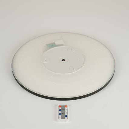 Brilagi - LED dimbar armatur med rörelse- och skymningssensor ULTRA SLIM LED/24W/230V Ø 42 cm + fjärrkontroll