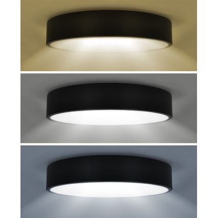 Brilagi - LED Dimbar taklampa POOL SMART LED/48W/230V 40 cm 3000-6000K Wi-Fi Tuya + fjärrkontroll svart