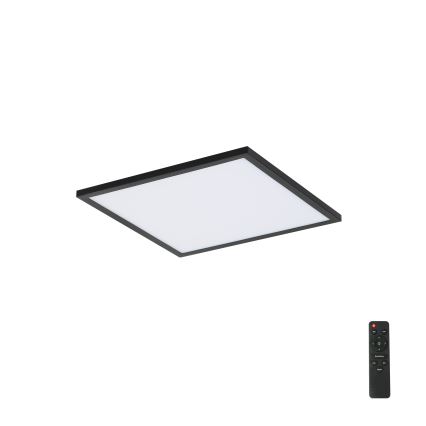 Brilagi - LED Dimbar taklampa SLIMFRAME LED/25W/230V 30x30 cm 3000-6000K svart + fjärrkontroll