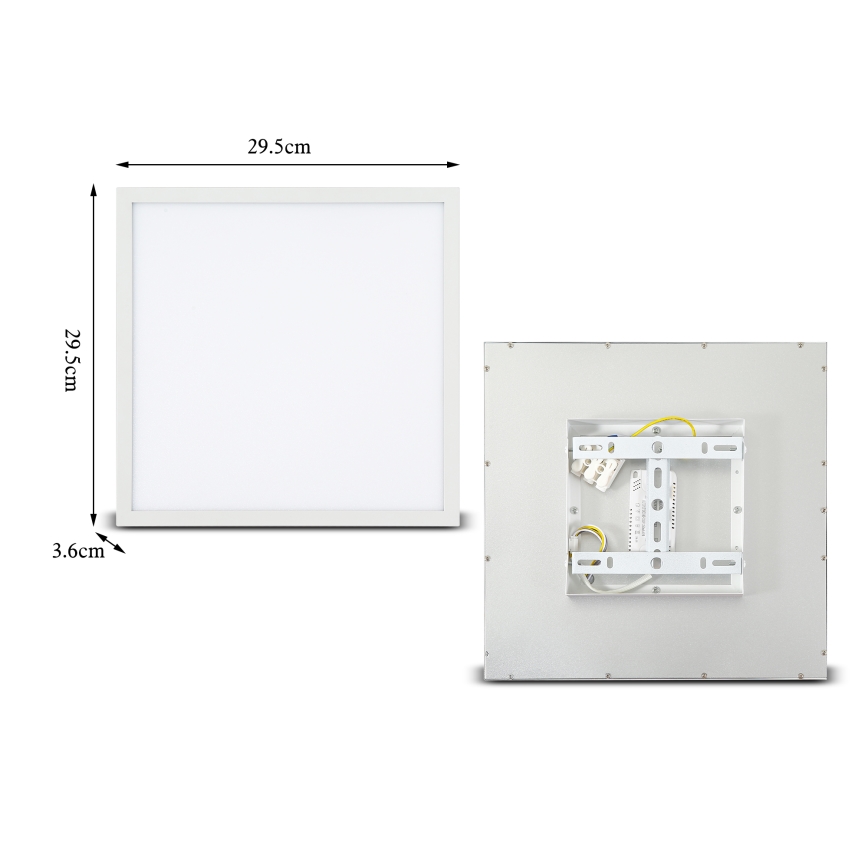 Brilagi - LED Dimbar taklampa SLIMFRAME LED/25W/230V 30x30 cm 3000-6000K vit + fjärrkontroll