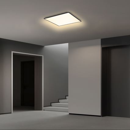 Brilagi - LED Dimbar taklampa SLIMFRAME LED/36W/230V 45x45 cm 3000-6000K svart + fjärrkontroll