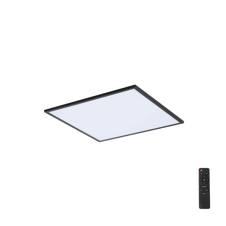 Brilagi - LED Dimbar taklampa SLIMFRAME LED/36W/230V 45x45 cm 3000-6000K svart + fjärrkontroll