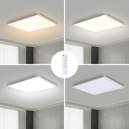 Brilagi - LED Dimbar taklampa SLIMFRAME LED/58W/230V 60x60 cm 3000-6000K vit + fjärrkontroll