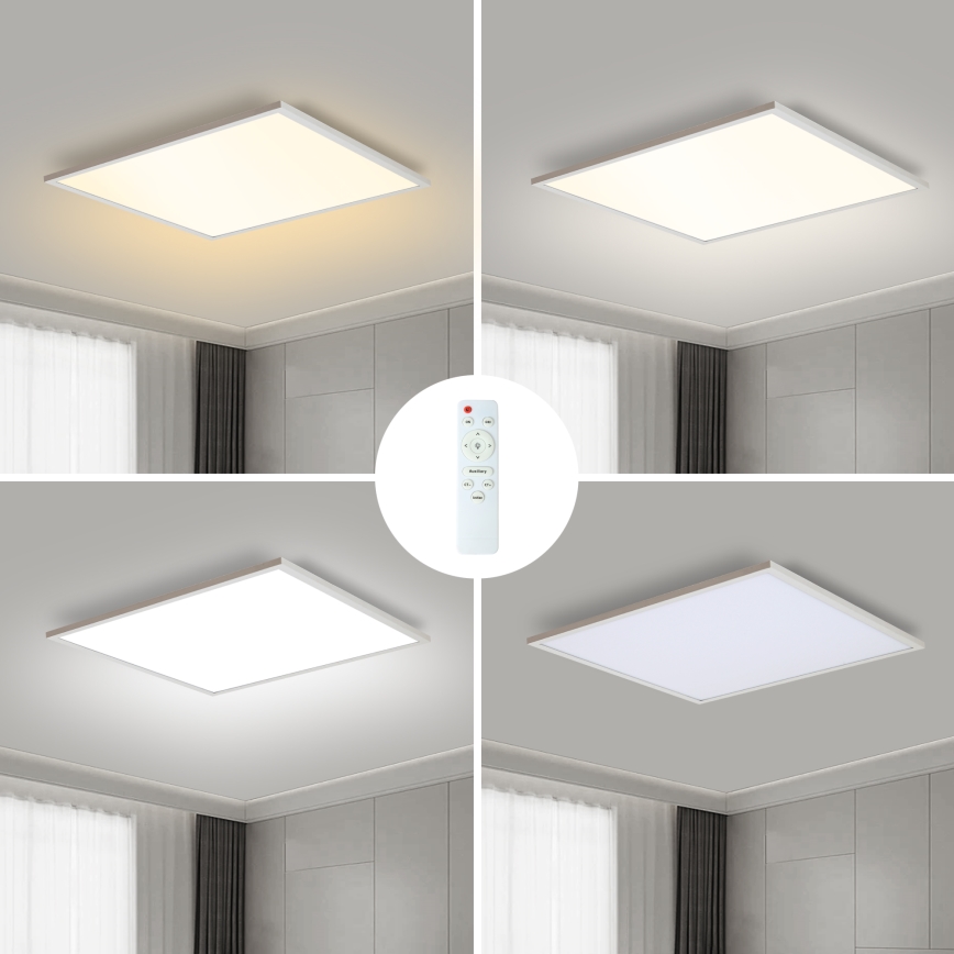 Brilagi - LED Dimbar taklampa SLIMFRAME LED/58W/230V 60x60 cm 3000-6000K vit + fjärrkontroll