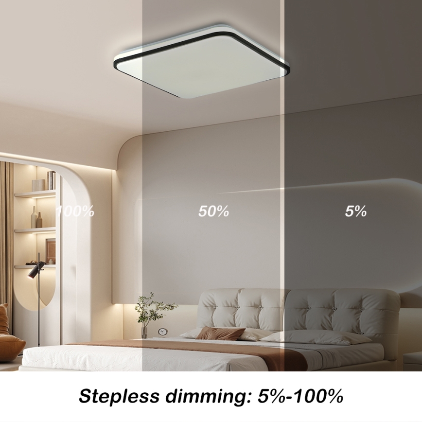 Brilagi - LED Dimbar taklampa SMART LED/28W/230V 3000-6000K 40x40 cm Wi-Fi Tuya + fjärrkontroll