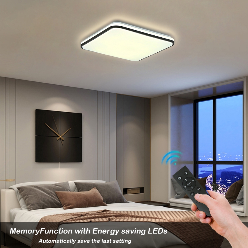 Brilagi - LED Dimbar taklampa SMART LED/28W/230V 3000-6000K 40x40 cm Wi-Fi Tuya + fjärrkontroll