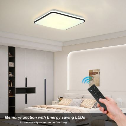 Brilagi - LED Dimbar taklampa SMART LED/36W/230V 3000-6000K 45x45 cm Wi-Fi Tuya + fjärrkontroll
