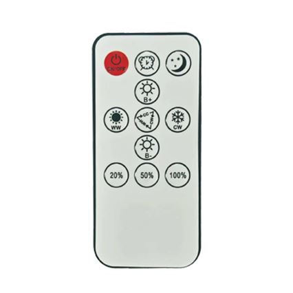 Brilagi - LED Dimbar taklampa ULTRA SLIM LED/18W/230V 2700-6500K diameter 30 cm svart + fjärrkontroll