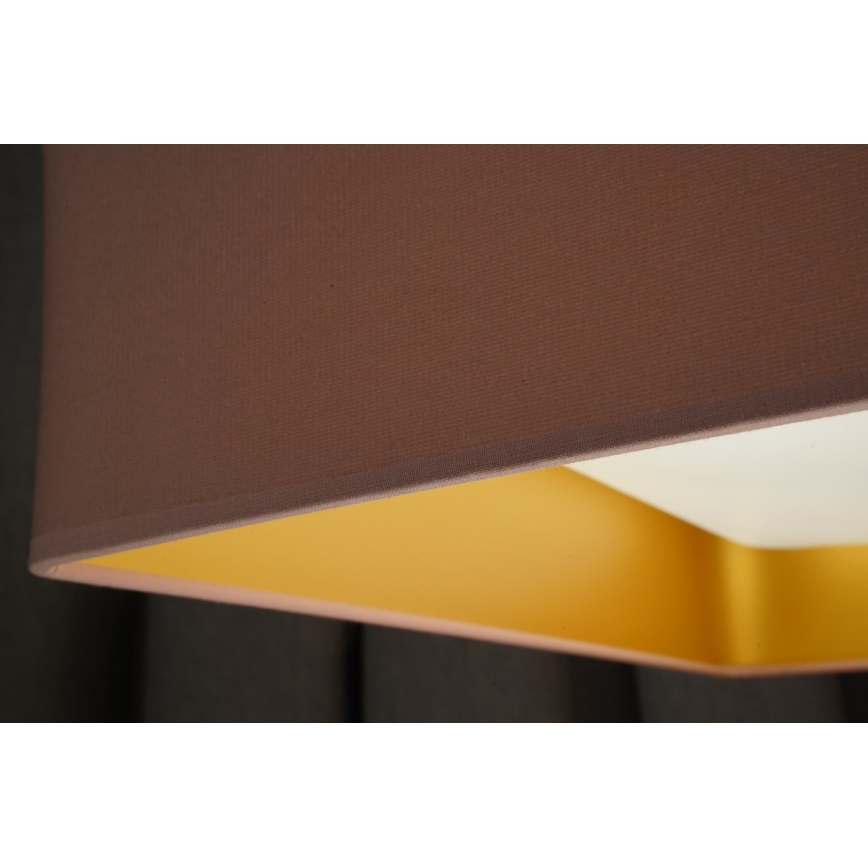 Brilagi - LED Dimbar taklampa VELVET SQUARE LED/24W/230V 3000/4000/6500K + fjärrkontroll rosa