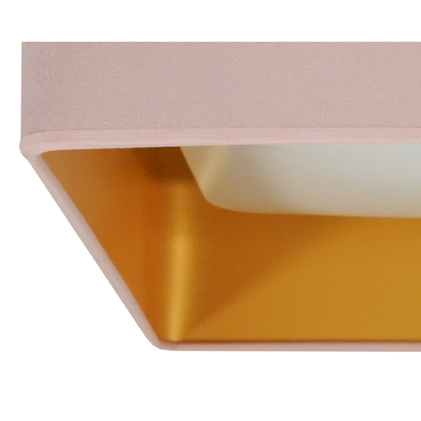 Brilagi - LED Dimbar taklampa VELVET SQUARE LED/24W/230V 3000/4000/6500K + fjärrkontroll rosa