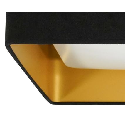 Brilagi - LED Dimbar taklampa VELVET SQUARE LED/24W/230V 3000/4000/6500K + fjärrkontroll svart
