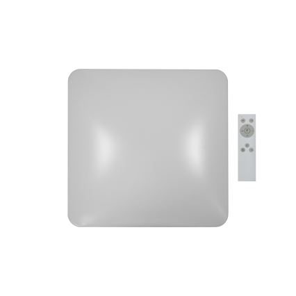 Brilagi - LED Dimbar taklampa VELVET SQUARE SMART LED/36W/230V 2700-6500K Wi-Fi Tuya + fjärrkontroll brun