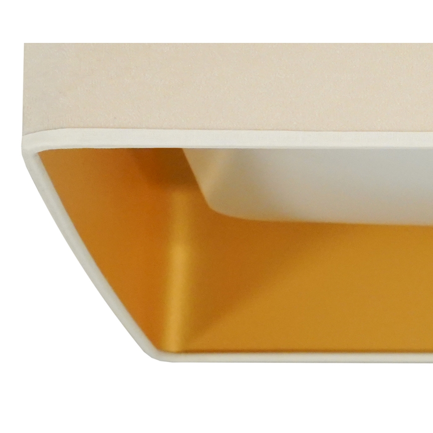 Brilagi - LED Dimbar taklampa VELVET SQUARE SMART LED/36W/230V 2700-6500K Wi-Fi Tuya + fjärrkontroll grädde