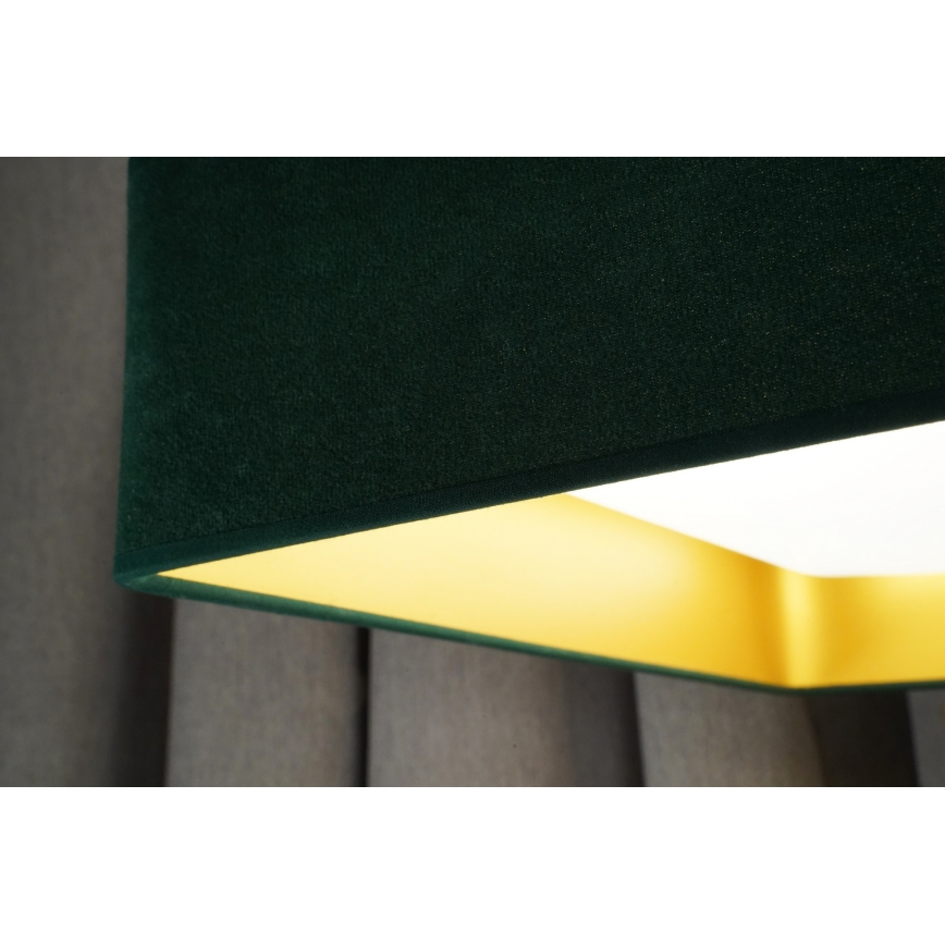 Brilagi - LED Dimbar taklampa VELVET SQUARE SMART LED/36W/230V 2700-6500K Wi-Fi Tuya + fjärrkontroll grön