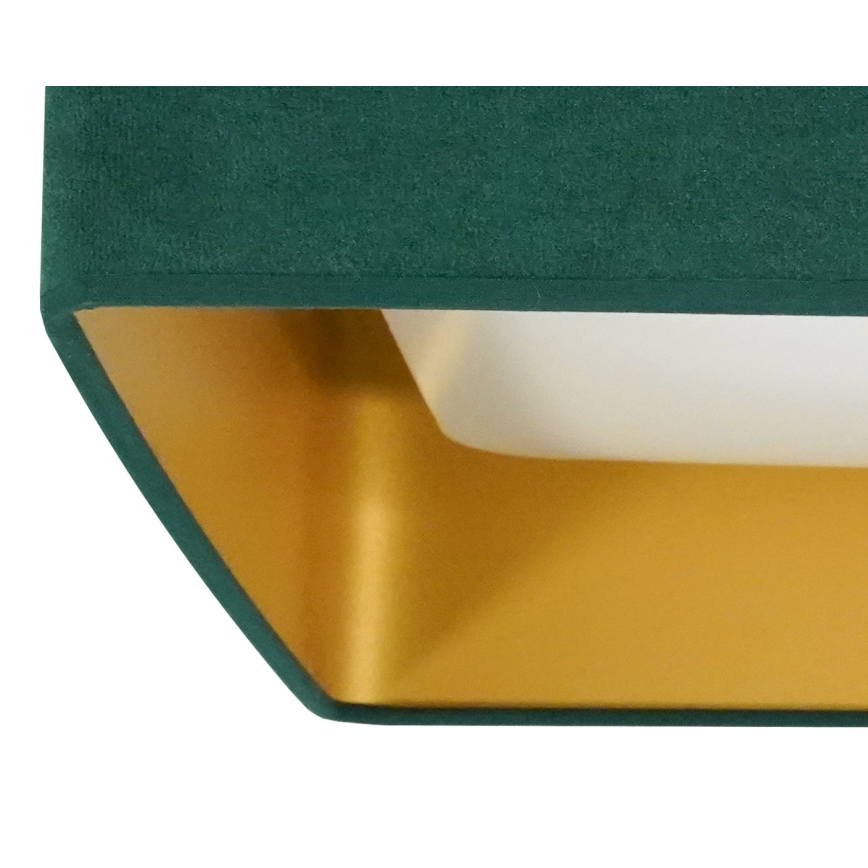 Brilagi - LED Dimbar taklampa VELVET SQUARE SMART LED/36W/230V 2700-6500K Wi-Fi Tuya + fjärrkontroll grön