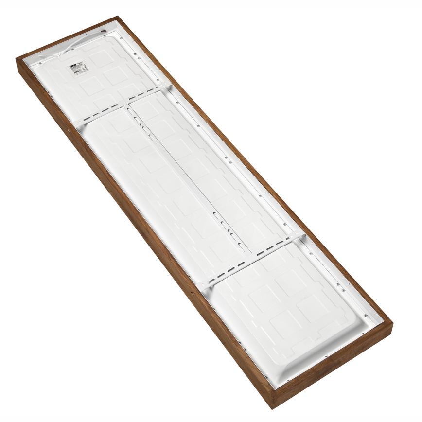 Brilagi - LED ljusreglerad taklampa till badrum WOODY FRAME LED/50W/230V ek körsbär 120x30 cm 3000-6000K IP44 + fjärrkontroll