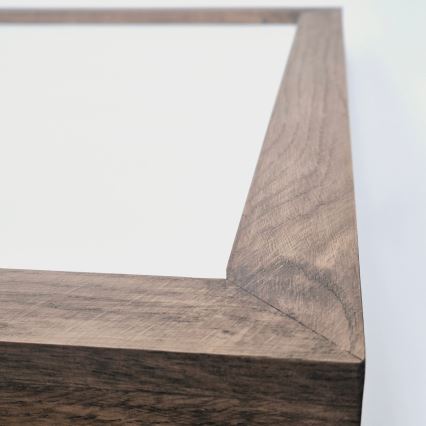 Brilagi - LED ljusreglerad taklampa till badrum WOODY FRAME LED/50W/230V ek 60x60 cm 3000-6000K IP44 + fjärrkontroll