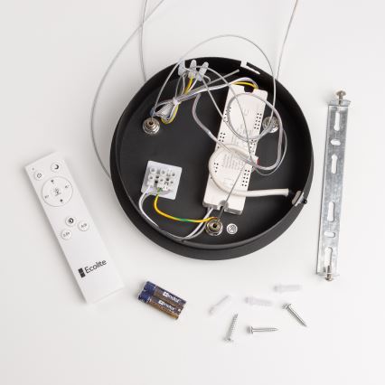 Brilagi - LED Dimbar ljuskrona med upphängning LED/40W/230V 3000-6500K grå+ RC