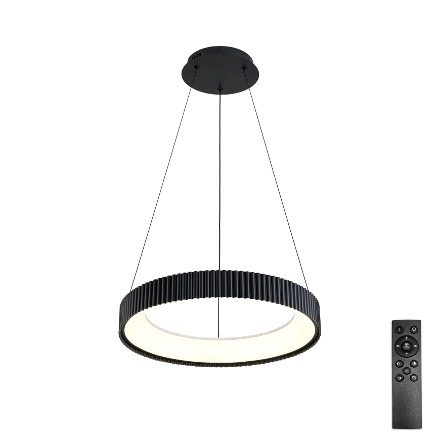 Brilagi - FALCON MODERN LED dimbar hänglampa på vajer, 30W/230V, 3000–6500K, Ø 40 cm, svart, inkl. fjärrkontroll
