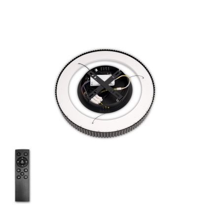 Brilagi - FALCON MODERN LED dimbar hänglampa på vajer, 30W/230V, 3000–6500K, Ø 40 cm, svart, inkl. fjärrkontroll