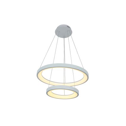 Brilagi - Dimbart LED-pendel på vajer FALCON SLIM LED/68W/230V 3000–6500K Ø 50 cm vit + fjärrkontroll