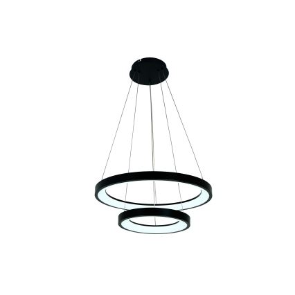 Brilagi - LED-dimmbar pendellampa med vajer FALCON SLIM LED/68W/230V 3000-6500K Ø 50 cm svart + fjärrkontroll