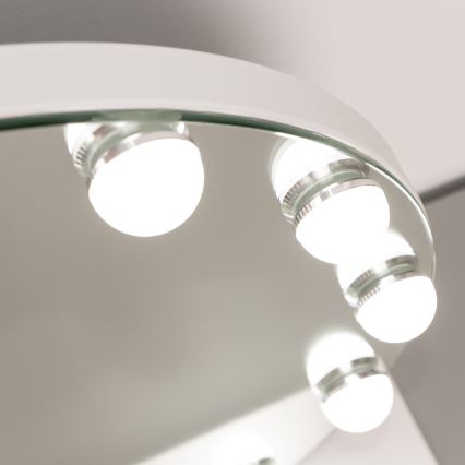 Brilagi - LED Dimbart sminkespegel HOLLYWOOD LED/12W/230V 3000/4000/6500K