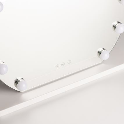 Brilagi - LED Dimbart sminkespegel HOLLYWOOD LED/12W/230V 3000/4000/6500K