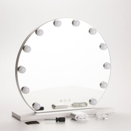 Brilagi - LED Dimbart sminkespegel HOLLYWOOD LED/12W/230V 3000/4000/6500K