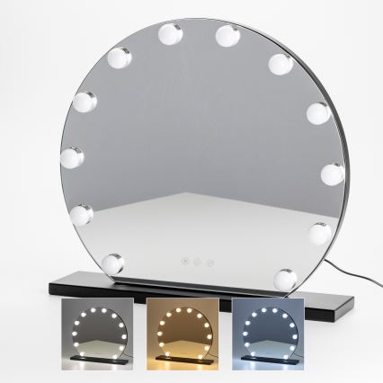 Brilagi - LED Dimbart sminkespegel HOLLYWOOD LED/12W/230V 3000/4000/6500K