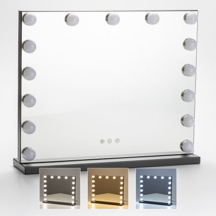 Brilagi - LED Dimbart sminkespegel HOLLYWOOD LED/15W/230V 3000/4000/6500K