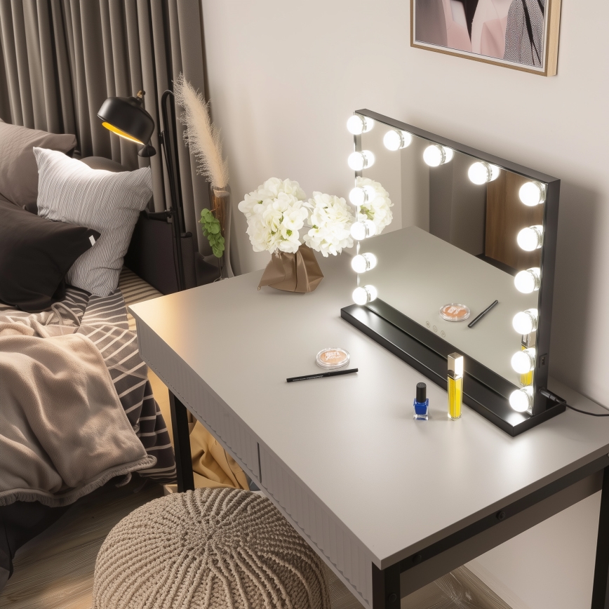 Brilagi - LED Dimbart sminkespegel HOLLYWOOD LED/15W/230V 3000/4000/6500K