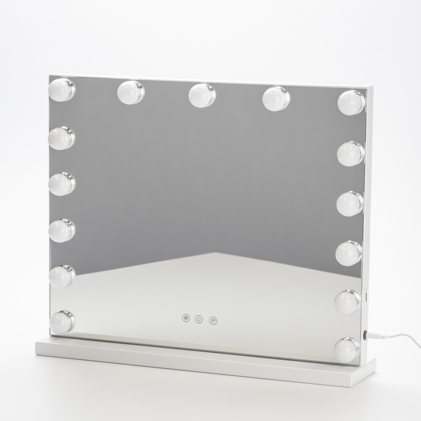 Brilagi - LED Dimbart sminkespegel HOLLYWOOD LED/15W/230V 3000/4000/6500K