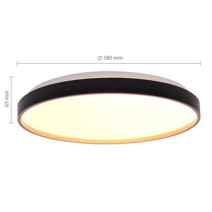 Brilagi - Dimmbar LED-taklampa CALA LED/60W/230V 3000-6500K Ø 58 cm med fjärrkontroll