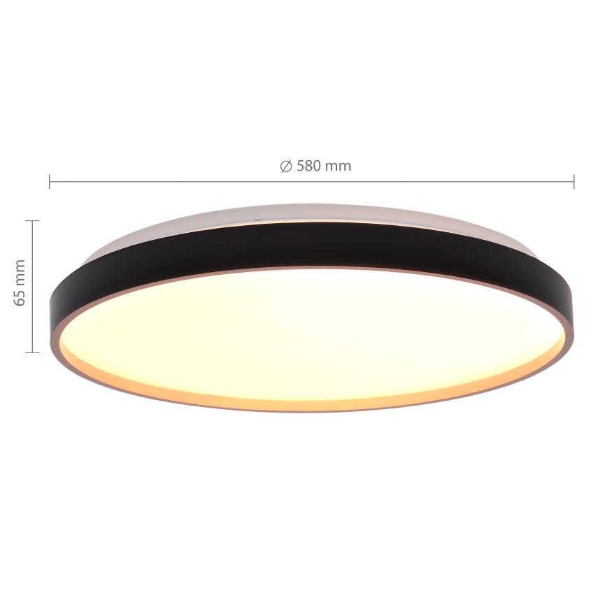 Brilagi - Dimmbar LED-taklampa CALA LED/60W/230V 3000-6500K Ø 58 cm med fjärrkontroll