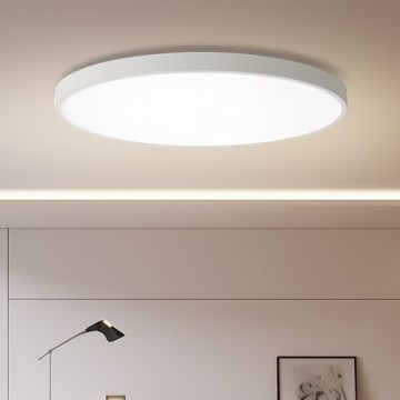 Brilagi - LED Dimbar takbelysning POOL SMART LED/128W/230V 3000-6000K 100 cm Wi-Fi Tuya vit + fjärrkontroll
