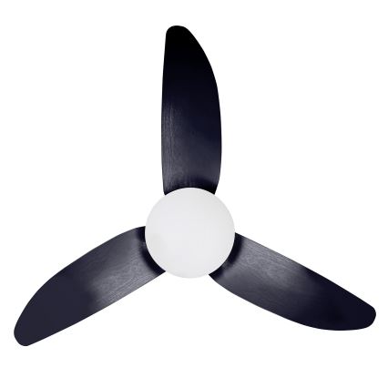 Brilagi - LED Dimbar takfläkt LED/30W/230V 3000-6500K svart + fjärrkontroll