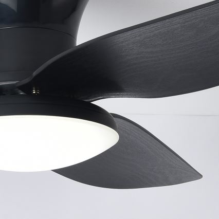 Brilagi - LED Dimbar takfläkt LED/30W/230V 3000-6500K svart + fjärrkontroll