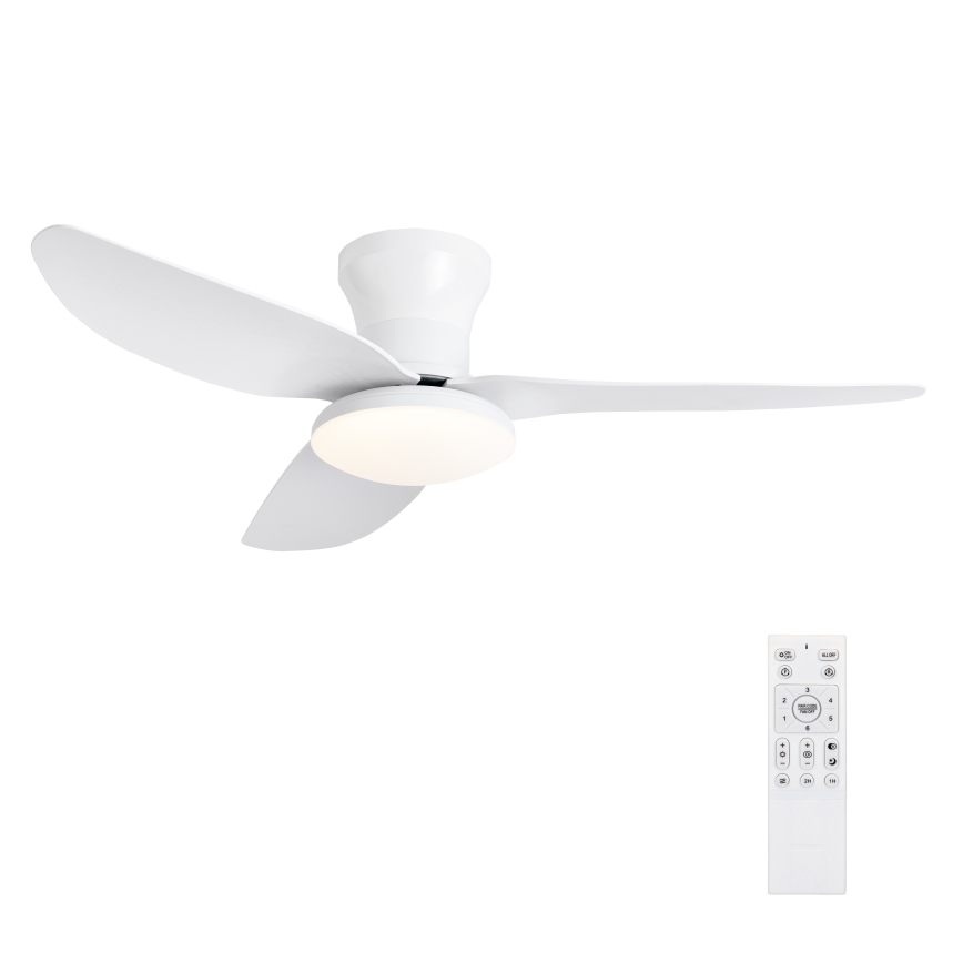 Brilagi - LED Dimbar takfläkt LED/30W/230V 3000-6500K vit + fjärrkontroll