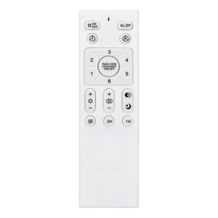 Brilagi - LED Dimbar takfläkt LED/30W/230V 3000-6500K vit + fjärrkontroll