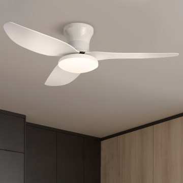 Brilagi - LED Dimbar takfläkt LED/30W/230V 3000-6500K vit + fjärrkontroll